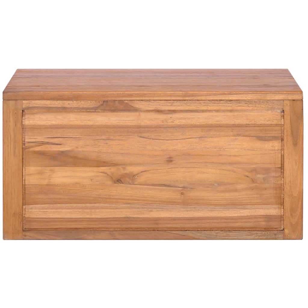Armadietto da Bagno a Parete 60x45x30 cm Legno Massello di Teak