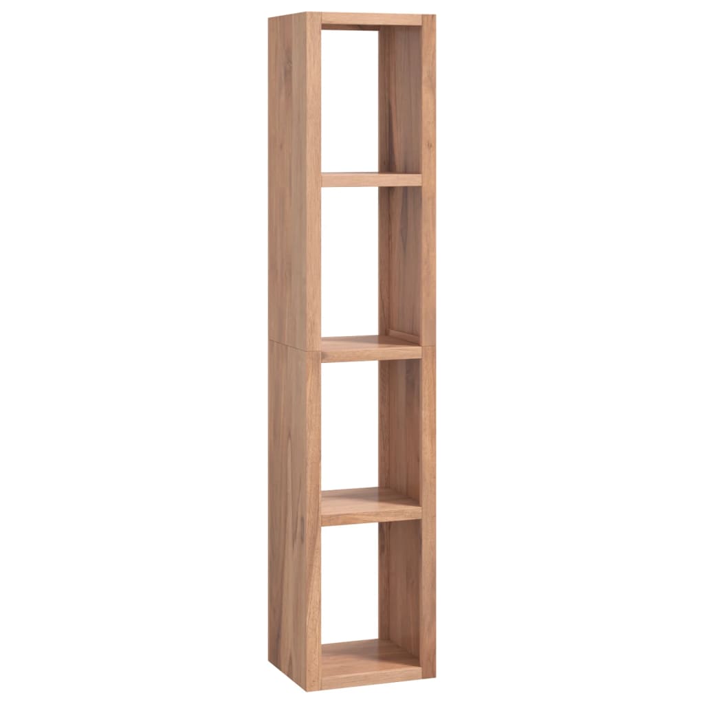 Libreria 35x30x168 cm in Legno Massello di Teak