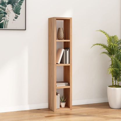 Libreria 35x30x168 cm in Legno Massello di Teak