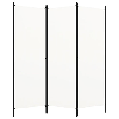 Paravento a 3 Pannelli Bianco 150x180 cm