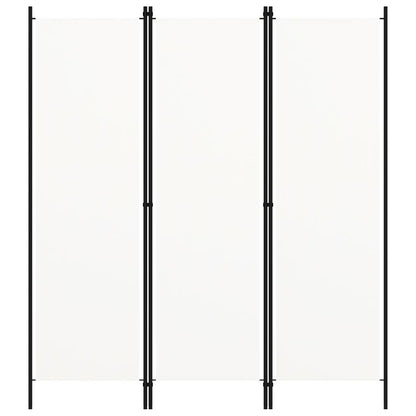 Paravento a 3 Pannelli Bianco 150x180 cm