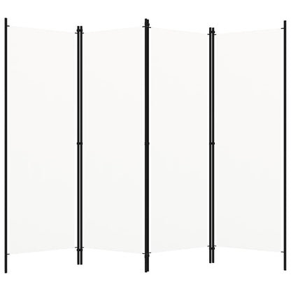Paravento a 5 Pannelli Bianco 200x180 cm