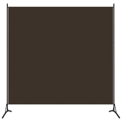 Paravento Marrone 175x180 cm in Tessuto