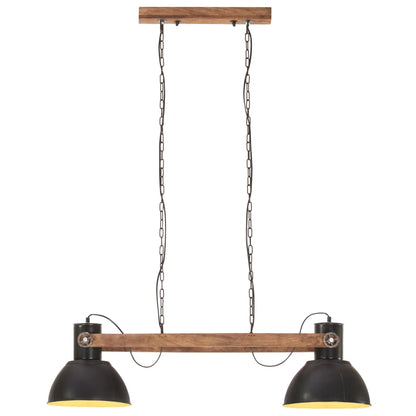Lampada a Sospensione Industriale 25 W Nera 109 cm E27