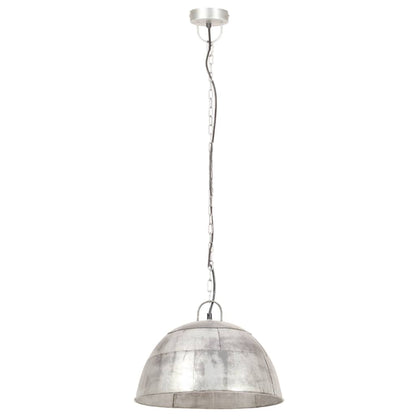 Lampada a Sospensione Vintage 25 W Argento Rotonda 41 cm E27