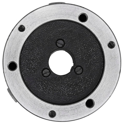 Mandrino per Tornio a 3 Griffe Autocentrante 100 mm in Acciaio
