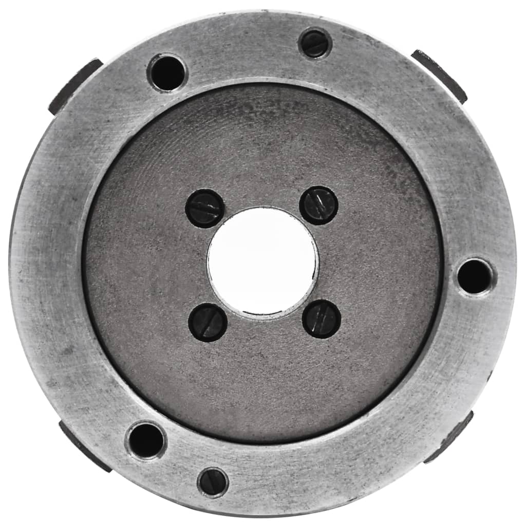 Mandrino per Tornio a 4 Griffe Autocentrante 100 mm in Acciaio