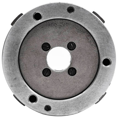 Mandrino per Tornio a 4 Griffe Autocentrante 100 mm in Acciaio