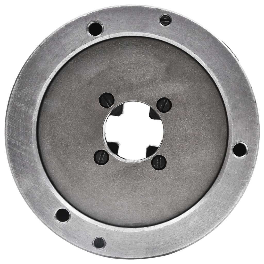 Mandrino per Tornio a 4 Griffe Autocentrante 125 mm in Acciaio