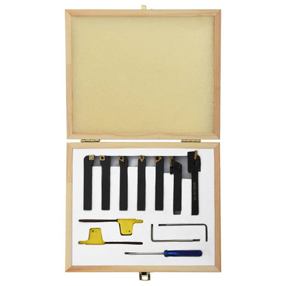 Set di Utensili Indicizzabili per Tornitura 12 pz 8x8 mm 70 mm