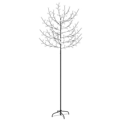 Albero di Natale 220 LED Bianco Freddo Ciliegio in Fiore 220 cm