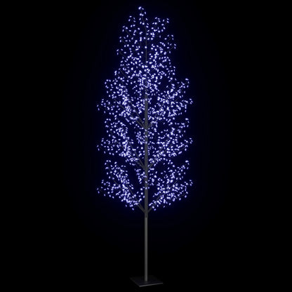 Albero di Natale 1200 LED Blu Ciliegio in Fiore 400 cm