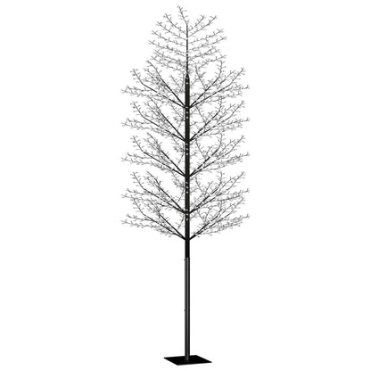 Albero di Natale 2000 LED Bianco Freddo Ciliegio in Fiore 500cm