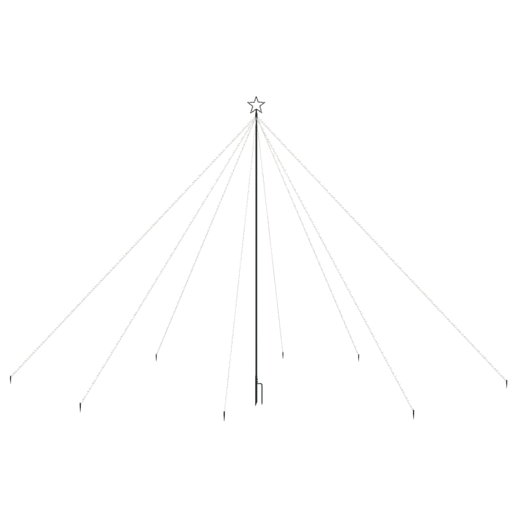 Albero di Natale a Cascata Luci LED Interni Esterni 800 LED 5 m