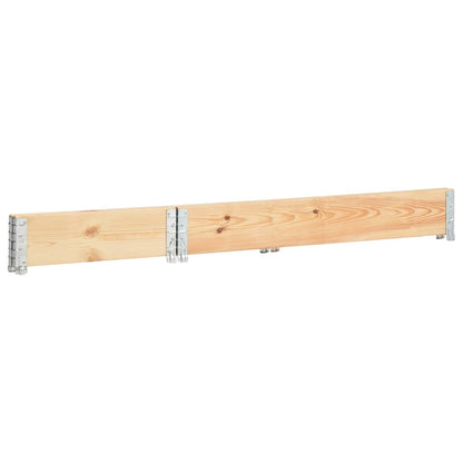 Fioriera Rialzata 50x150 cm in Legno Massello di Pino