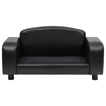 Divano per Cani Nero 80x50x40 cm in Similpelle