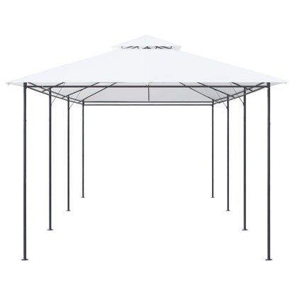 Gazebo 600x298x270 cm Bianco 180g/mÂ²