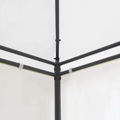 Gazebo 600x298x270 cm Bianco 180g/mÂ²