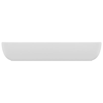 Lavandino Luxury Rettangolare Bianco Opaco 71x38cm Ceramica