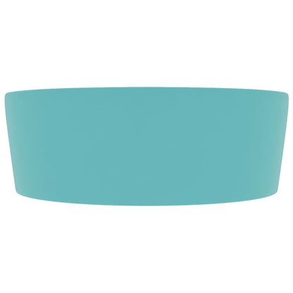 Lavandino con Troppopieno Verde Chiaro Opaco 36x13 cm Ceramica