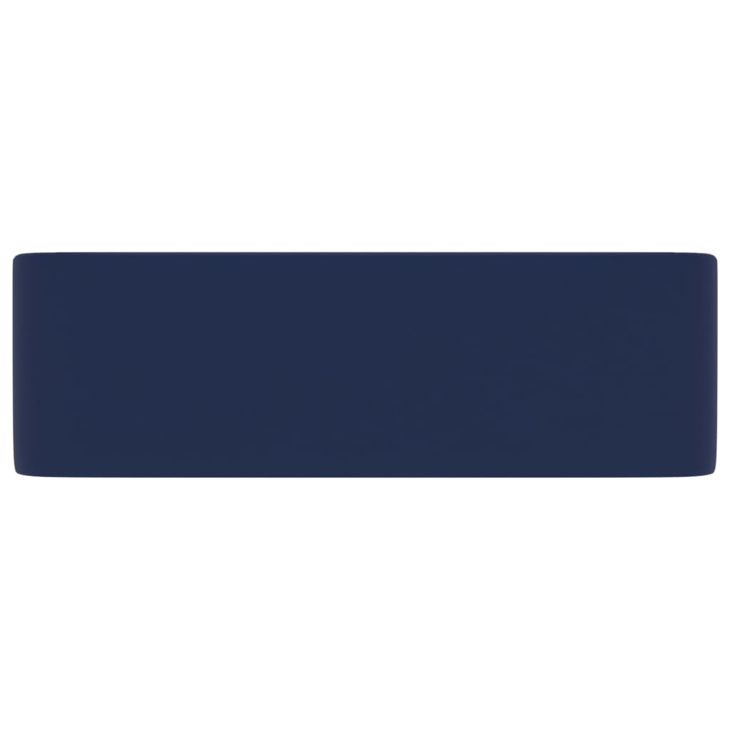 Lavandino Luxury Blu Scuro Opaco 41x30x12 cm in Ceramica