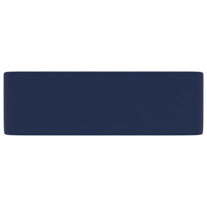 Lavandino Luxury Blu Scuro Opaco 41x30x12 cm in Ceramica