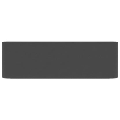 Lavandino Luxury Grigio Scuro Opaco 41x30x12 cm in Ceramica