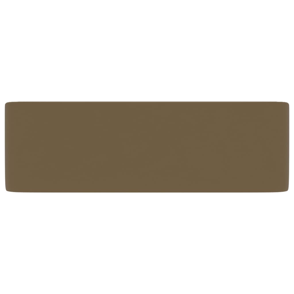 Lavandino Luxury Crema Opaco 41x30x12 cm in Ceramica