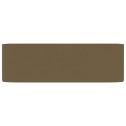 Lavandino Luxury Crema Opaco 41x30x12 cm in Ceramica
