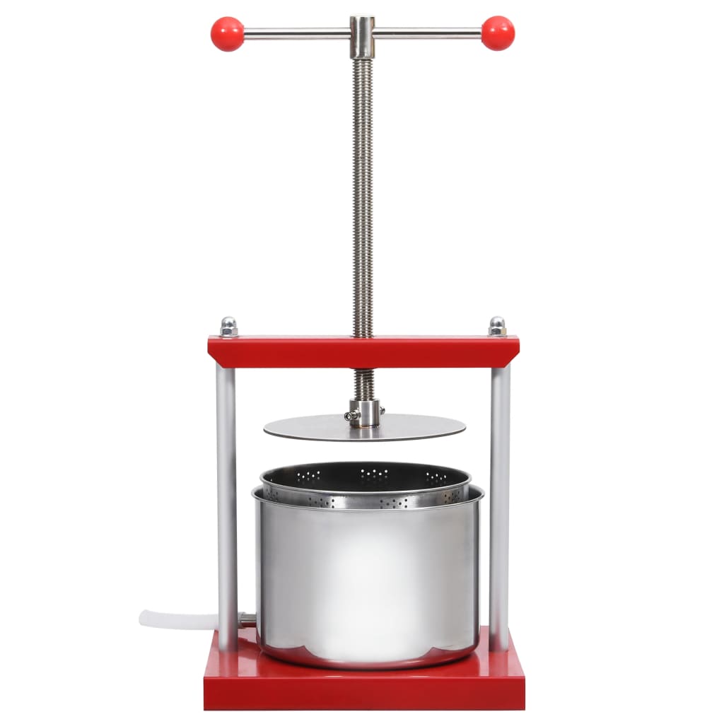 Torchio per Frutta e Vino in Acciaio Inox 6 L