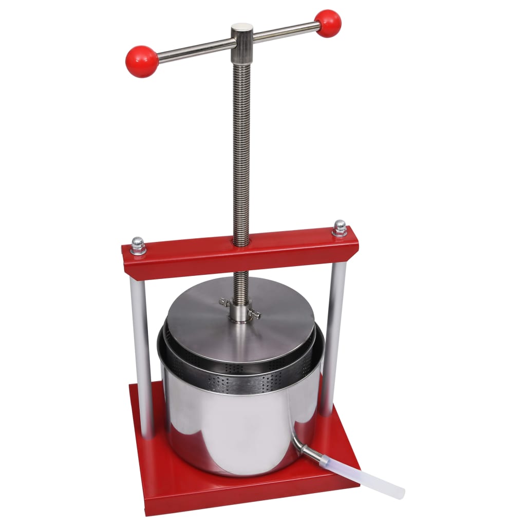 Torchio per Frutta e Vino in Acciaio Inox 6 L