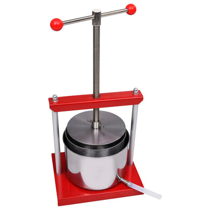 Torchio per Frutta e Vino in Acciaio Inox 6 L