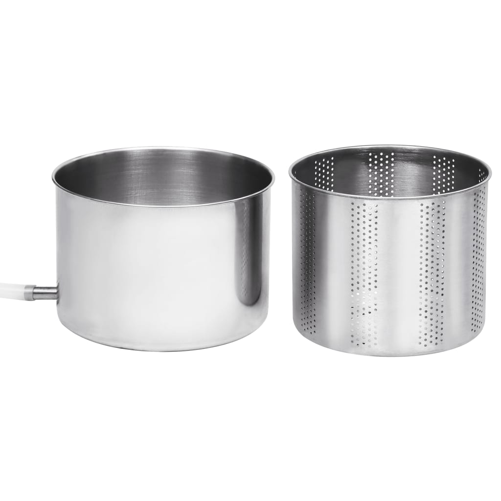 Torchio per Frutta e Vino in Acciaio Inox 6 L