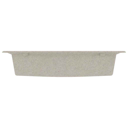 Lavello da cucina Beige 79 x 50 x 31 cm Quarzo e Resina