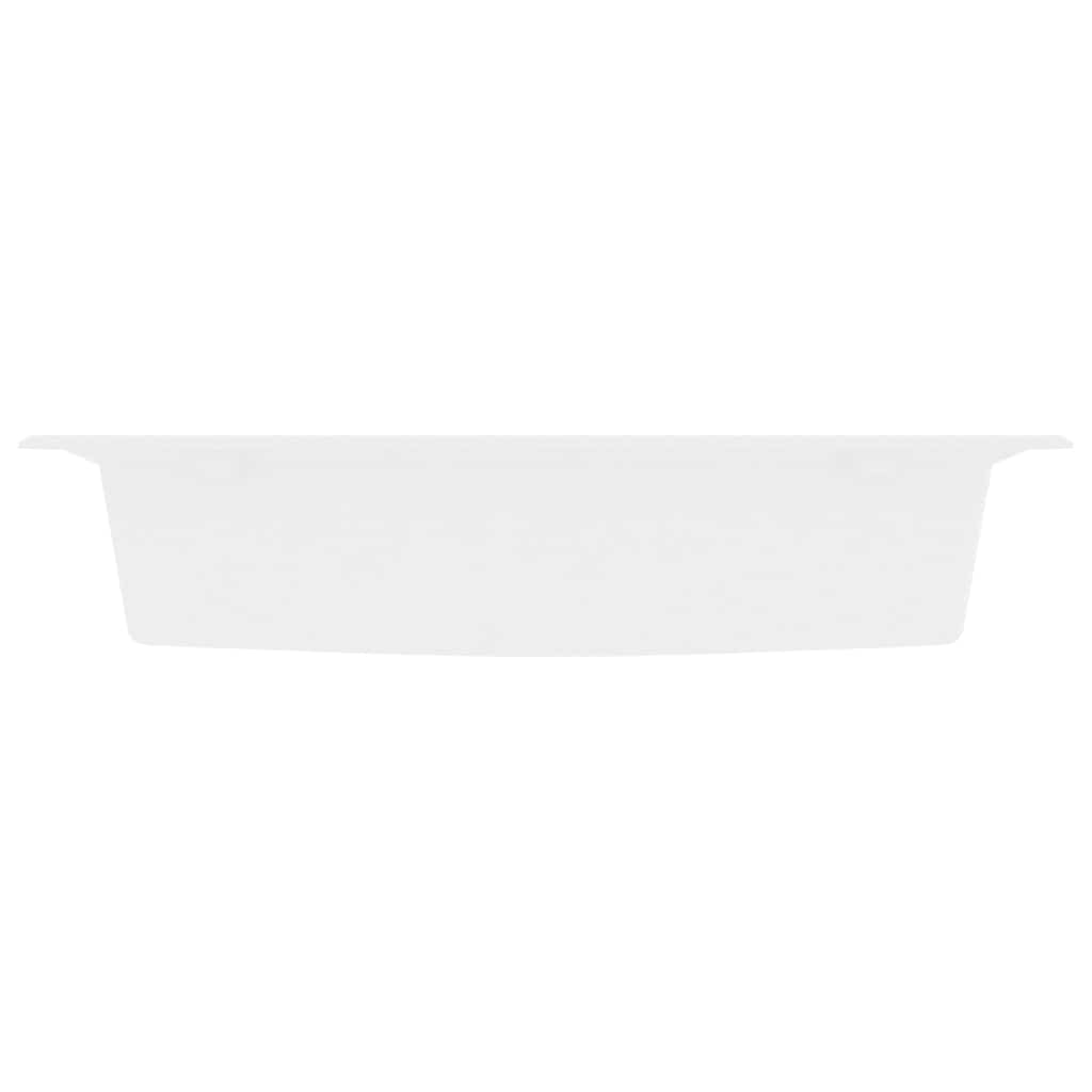 Lavello da cucina Bianco 79 x 50 x 31 cm Quarzo e Resina