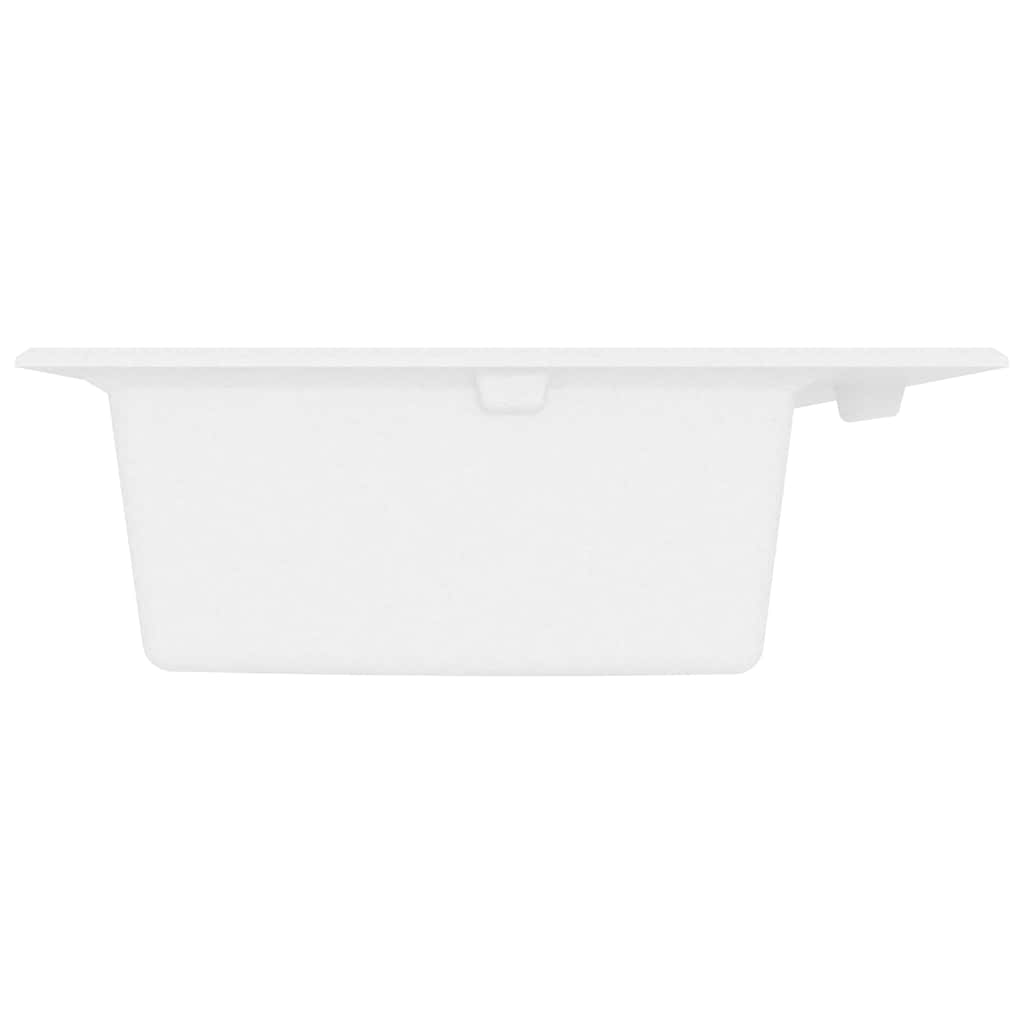 Lavello da cucina Bianco 79 x 50 x 31 cm Quarzo e Resina