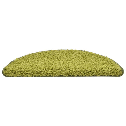 Tappetini per Scale 15 pz Verdi 56x17x3 cm