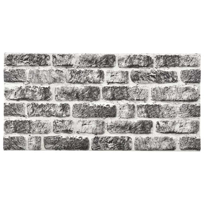 Pannelli Murali 3D con Mattoni Grigio Scuro 10 pz EPS