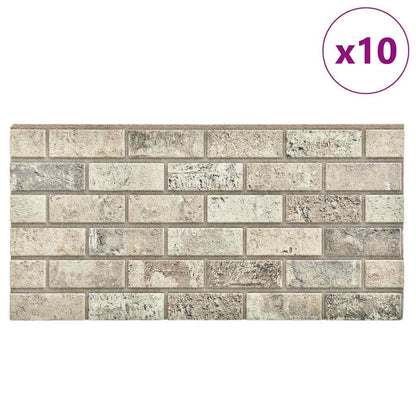 Pannelli Murali 3D con Design a Mattoni Sabbia 10 pz EPS