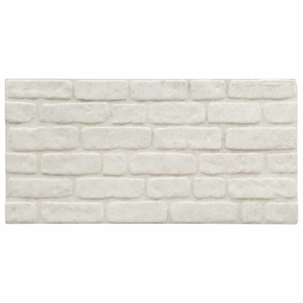 Pannelli Murali 3D con Design a Mattoni Bianco 10 pz EPS