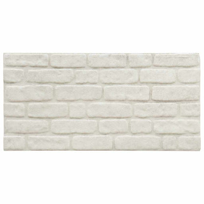 Pannelli Murali 3D con Design a Mattoni Bianco 10 pz EPS