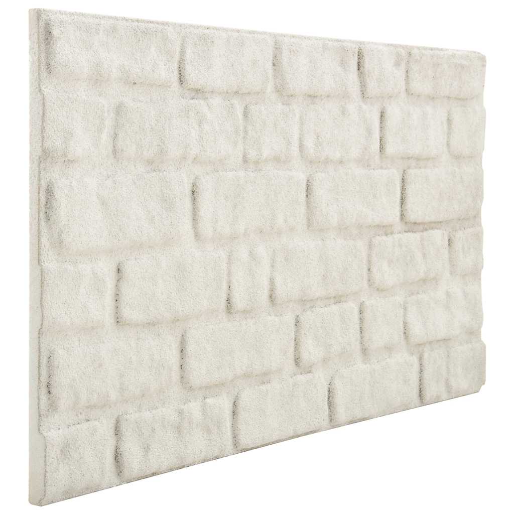 Pannelli Murali 3D con Design a Mattoni Bianco 10 pz EPS