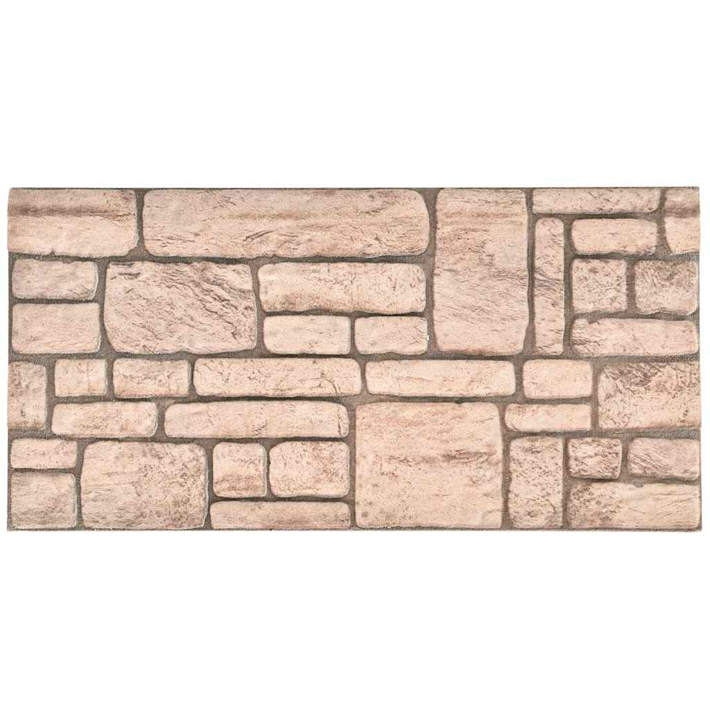 Pannelli Murali 3D con Design a Mattoni Beige 10 pz EPS