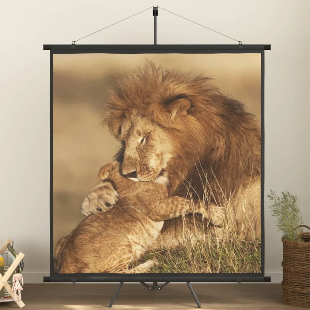 Schermo di Proiezione con Treppiedi 63"/205 cm 1:1