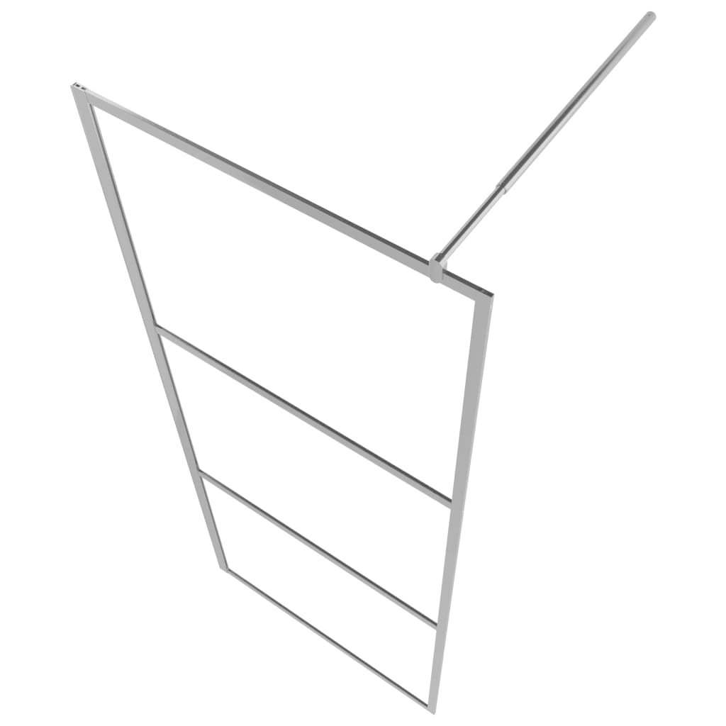 Parete per Doccia Walk-in in Vetro Trasparente ESG 80x195 cm