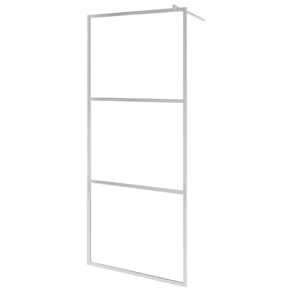 Parete per Doccia Walk-in in Vetro ESG Trasparente 115x195 cm