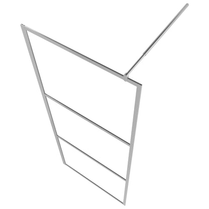 Parete per Doccia Walk-in in Vetro Smerigliato ESG 80x195 cm