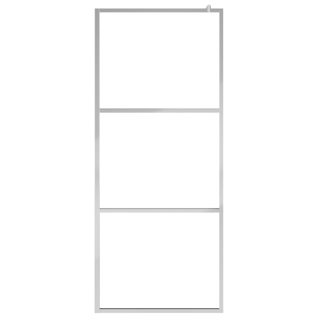 Parete per Doccia Walk-in in Vetro Smerigliato ESG 115x195 cm