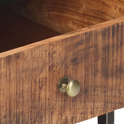 Tavolino da Salotto 90x50x40 cm in Legno di Acacia Grezzo