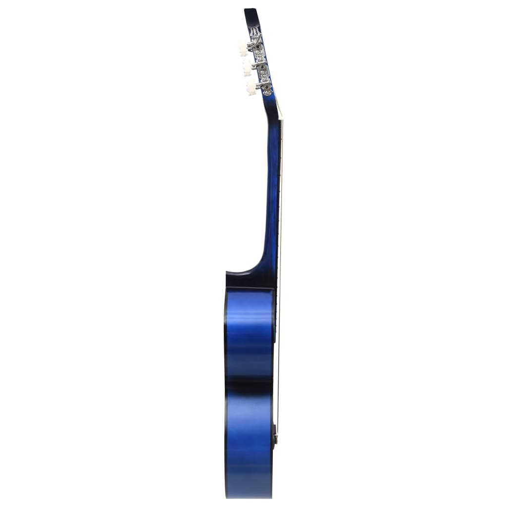 Chitarra Classica per Principianti con Custodia Blu 4/4 39"